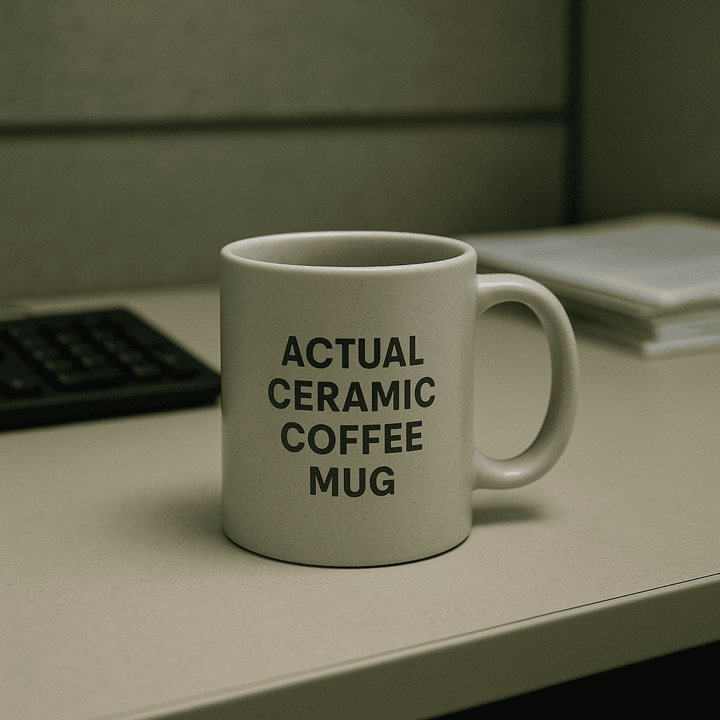 Actual Ceramic Coffee Mug