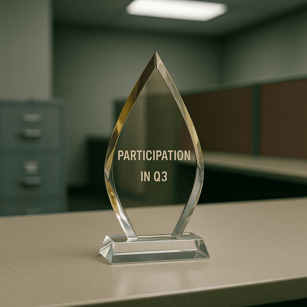 "Participation in Q3" Crystal Award
