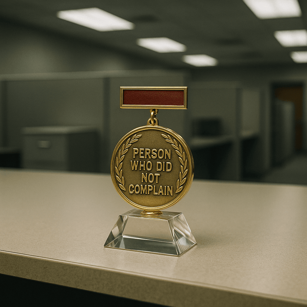 "Person Who Did Not Complain" Medal
