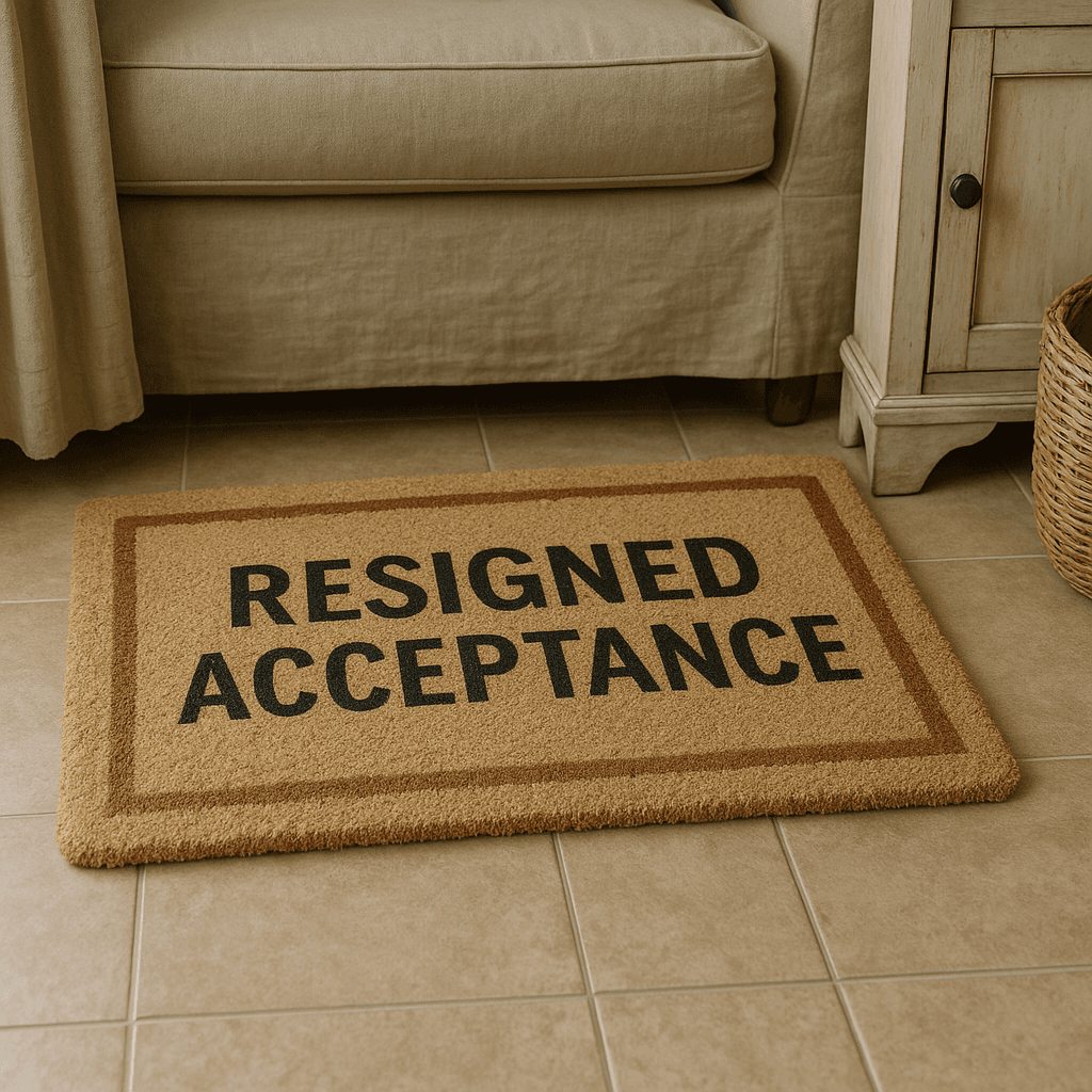 Resigned Acceptance Doormat