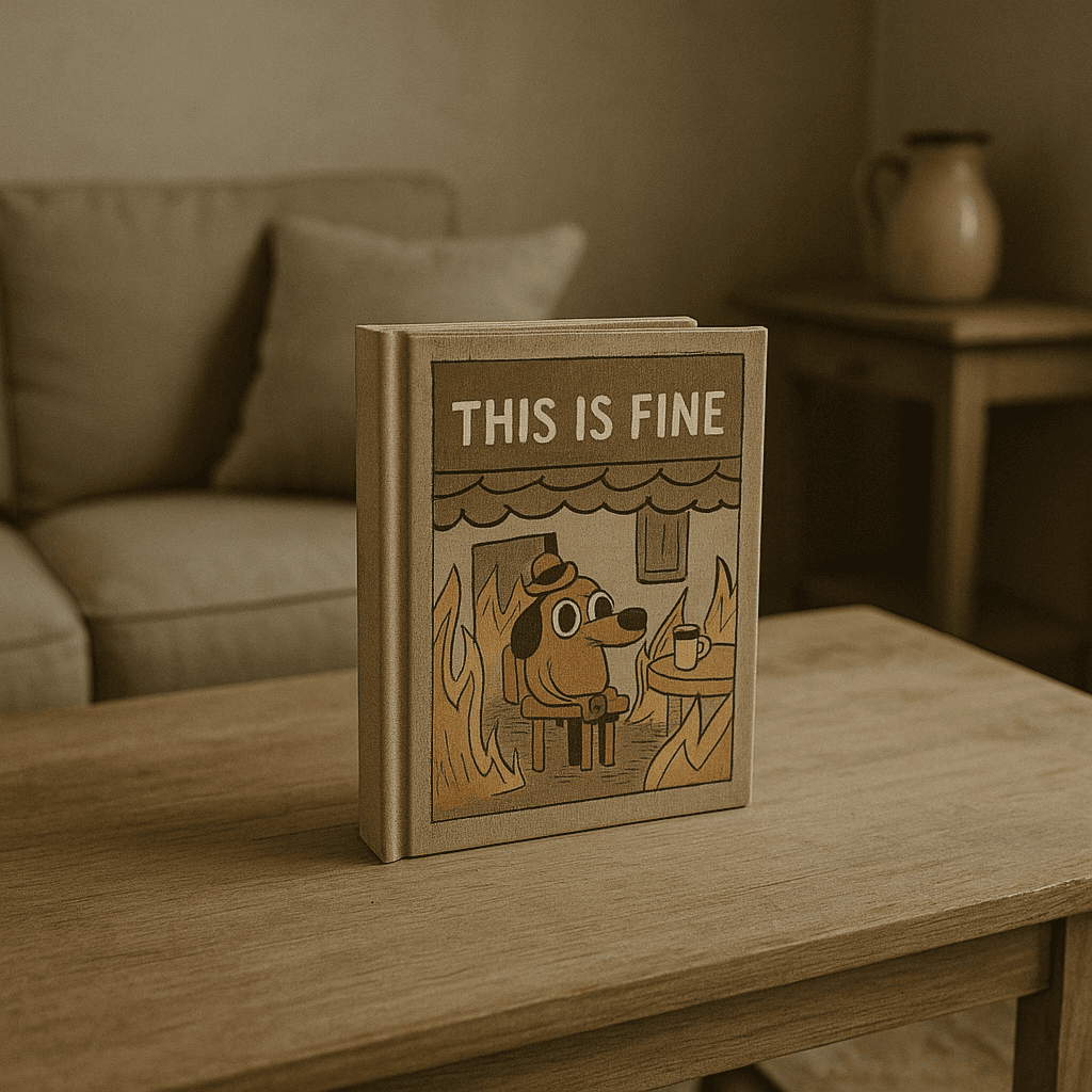 "This Is Fine" Coffee Table Book