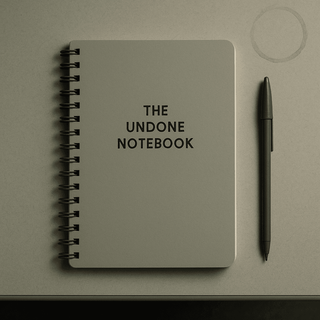 The Undone Notebook