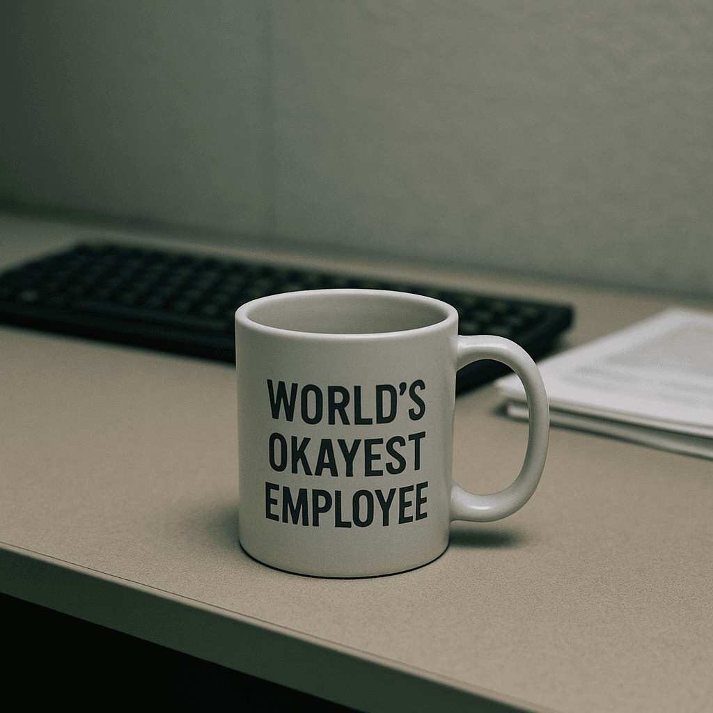 World's Okayest Employee Mug